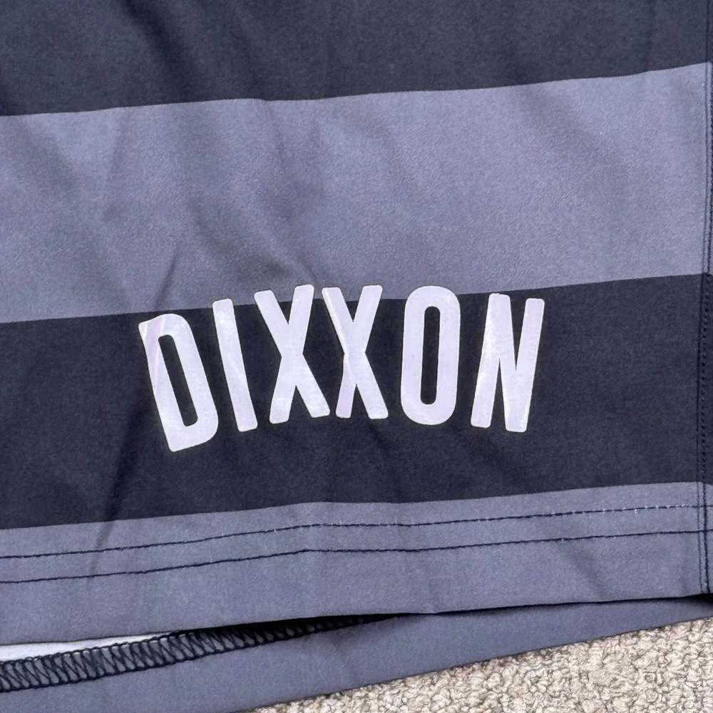 Dixxon Live‎ Free Board Shorts Men's 46 USA Flag Graphic Swim Black Gray